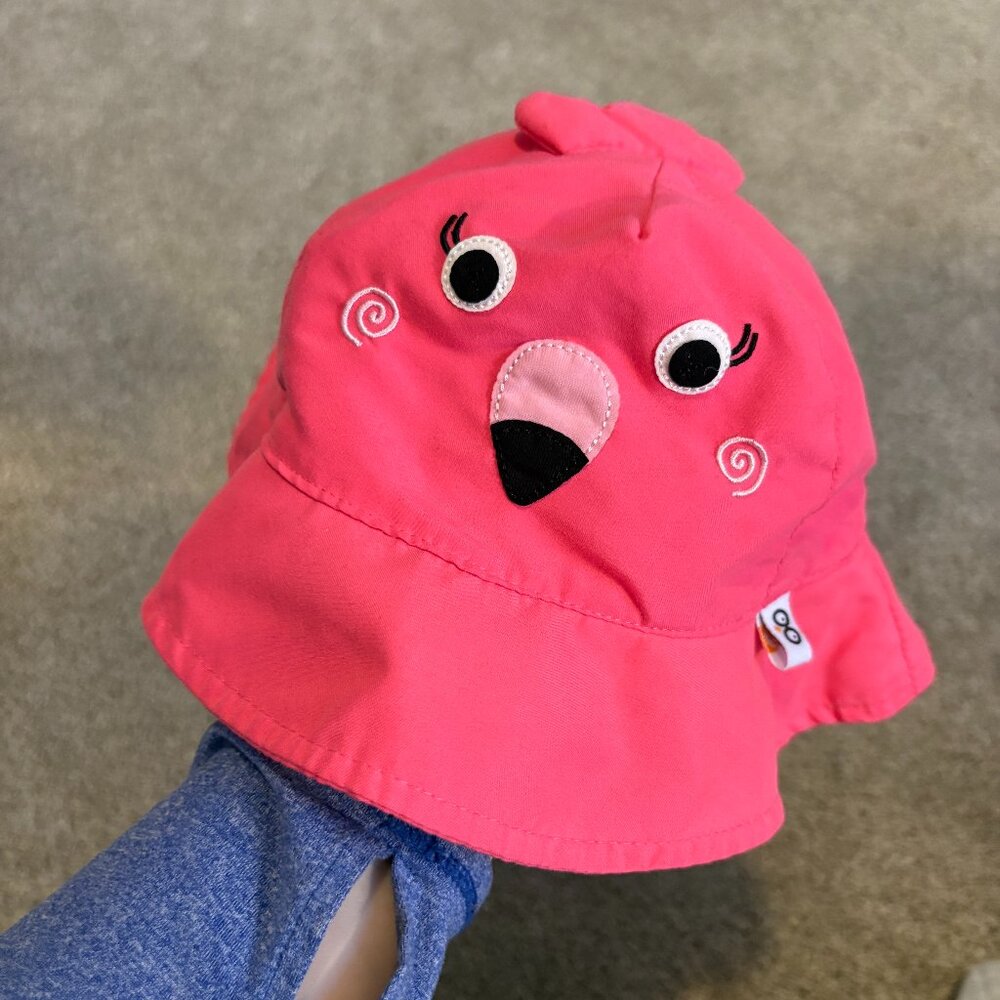 ZOOCCHINI Baby Sun Hat - Franny The Flamingo Size M 6-12 months SPF